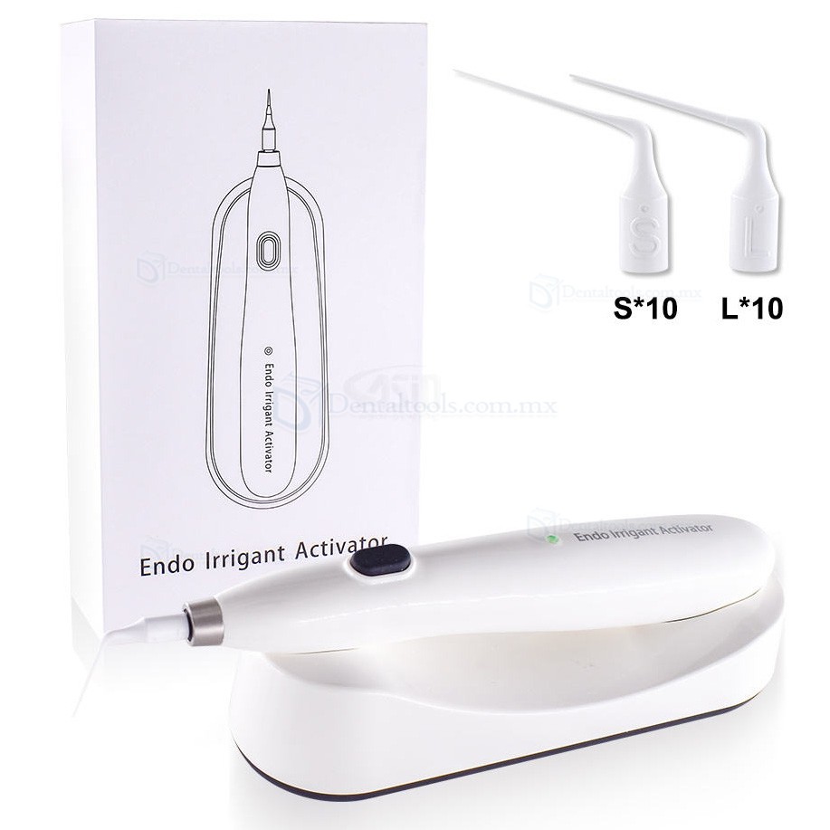 Activador ultras&oacute;nico inal&aacute;mbrico para endodoncia con 20 puntas